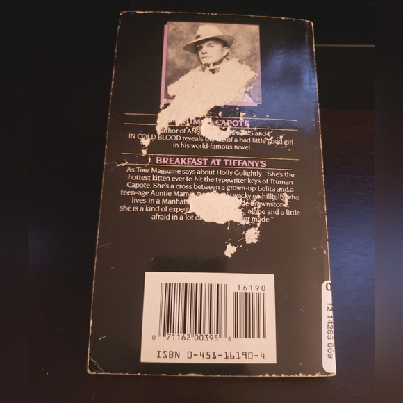 Breakfast at Tiffany's book paperback - Picture 2 of 4